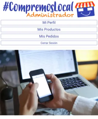 Admin Compremos Local android App screenshot 0